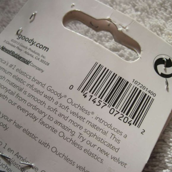 Goody Velvet Secure Elastic Hair Band Ponytailers - Picture 8 of 13